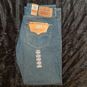 Levi’s Vintage 501 Button-Fly  Straight Leg Jeans